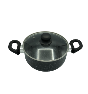 Casserole Healthy Bear en aluminium, 20 cm avec couvercle, INDUCTION | BCAL-20CPG-IN