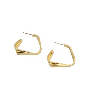 SOHI Boucles d'oreilles créoles filaires pour femme