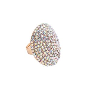 SOHI Bague de cocktail bling pour femme