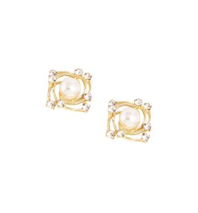 SOHI Boucles d'oreilles à tige tourbillon pour femme