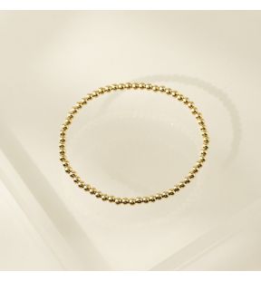 Bracelet extensible rempli d'or de 3 mm