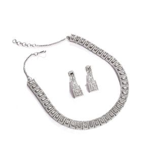 SOHI Ensemble de bijoux couleur argent pour femme