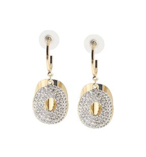 SOHI Boucles d'oreilles pendantes circulaires pour femme