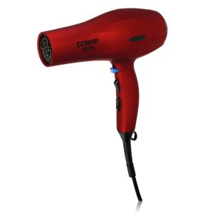 Conair - Sèche-Cheveux Velvet Touch, 3 Réglages de Chaleur, 1875 Watts, Rouge