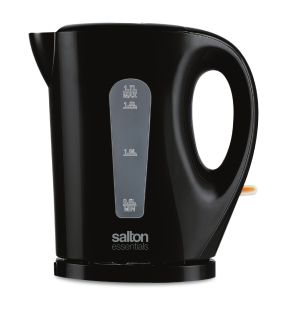 Salton Essentials EJK1821B - Bouilloire Électrique Sans-Fil, Capacité de 1.7 Litre, Noir