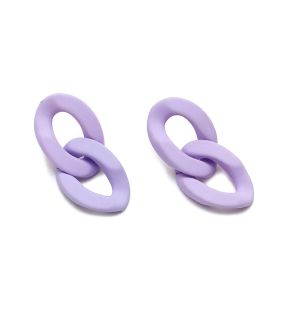 SOHI Boucles d'oreilles violettes pour femme