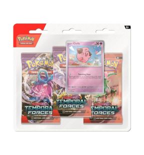 Pokémon  BLISTER DE 3 PAQUETS FORCES TEMPORELLES - Mélo