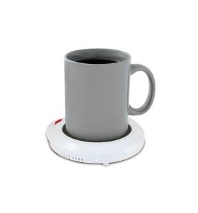 Hauz AMW974 Réchaud pour Tasse, Sauce, Bougie Odorante et Cire, Blanc