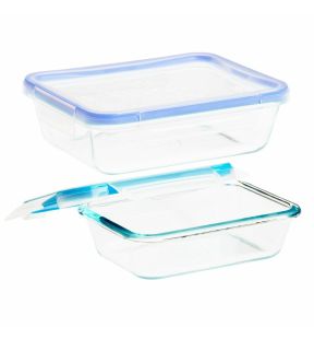 Boîte de conservation Snapware Total Solution Pyrex en verre, rectangle | 1109329 | Ensemble de 4 pièces