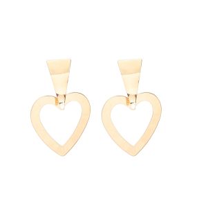 SOHI Boucles d'oreilles pendantes en forme de cœur pour femme