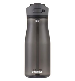 Contigo - Bouteille d'eau avec Couvercle Anti-fuite et Verrouillage, Sans BPA, Capacité de 32oz, Noir