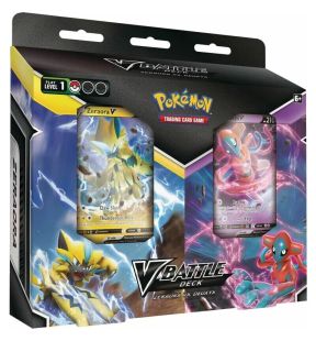 Pokémon  DECK DE COMBAT V DEOXYS CONTRE ZERAORA