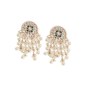 SOHIBoucles d'oreilles pendantes Royal femme de coloris blanc