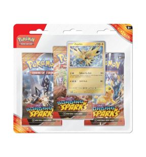 Pokémon  BLISTER DE 3 PAQUETS ÉTINCELLES DÉFERLANTES SV8 - Électhor Précommande 8 nov