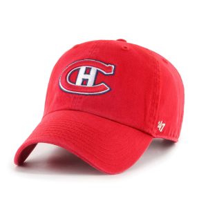 Casquette réglable rétro 47 Brand LNH Basic Clean Up - Les Canadiens de Montréal