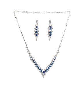 SOHI Ensemble de bijoux bleus pour femmes