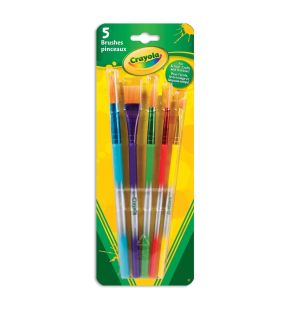 Ensemble de pinceaux variés Crayola - 5 pièces