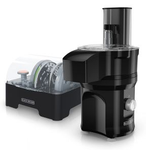 Black + Decker - Robot Culinaire/Hachoir Tout-en-Un, Capactié de 8 Tasses, Noir