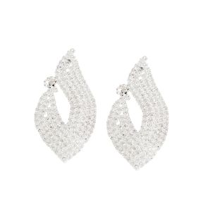 SOHI Boucles d'oreilles pendantes argentées pour femme