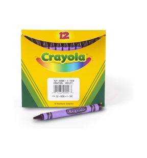 Crayons en vrac Crayola 12 unités Violet