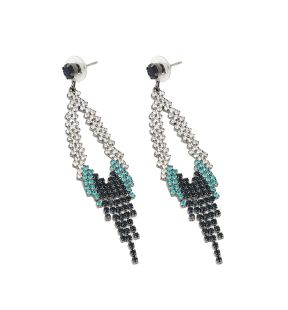 SOHI Boucles d'oreilles pendantes éblouissantes pour femme