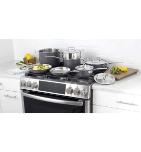 Batterie de cuisine MultiClad Unlimited 12 pièces - Cuisinart | MCU-12N | extérieur anodisé ,  intérieur en acier inoxydable