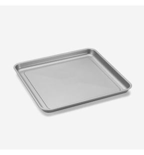 Ensemble de moules antiadhésifs Cuisinart pour four grille-pain : 3 pièces (Plat de cuisson de 11,2 po x 8,6 po, Plat à rôtir de 11,2 po x 10,7 po et Plat à griller de 11,2 po x 8,6 po avec grille), construction en acier de calibre lourd | AMB-TOB3PKC