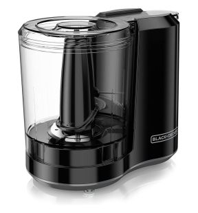 Black + Decker - Hachoir One Touch avec une Capacité de 3 Tasses, 175W, Noir