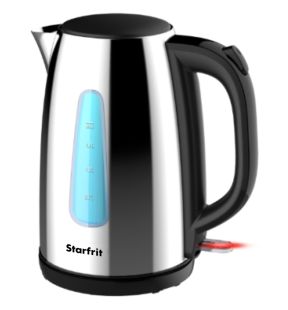 Starfrit - Bouilloire Électrique , Capacité de 1.7 Litre, Acier Inoxydable