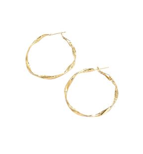 SOHI Boucles d'oreilles créoles torsadées pour femme