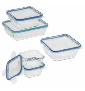 Boîte de conservation Snapware Total Solution Pyrex en verre | 1109331 | Ensemble de 10 pièces