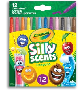 Mini-crayons Crayola Silly Scents rotatifs 12 unités métiers d’art