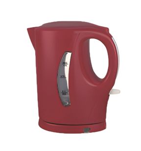 Salton Essentials - Bouilloire Électrique Sans-Fil avec une Capacité de 1 Litre, Rouge