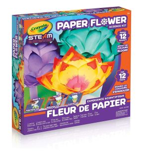 Trousse scientifique de fleurs en papier Crayola