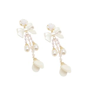 SOHI Boucles d'oreilles pendantes Flora pour femme