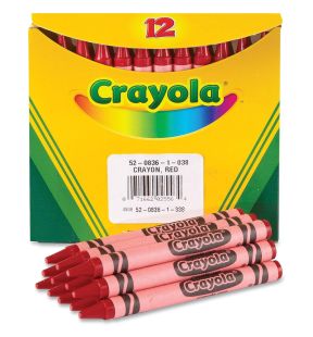 Crayons en vrac Crayola - Rouge 12 unités