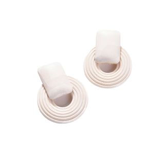 SOHI Boucles d'oreilles pendantes côtelées pour femme