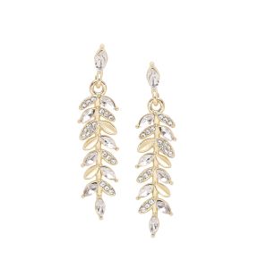 SOHI Boucles d'oreilles pendantes feuillage pour femme