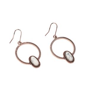 SOHI Boucles d'oreilles pendantes en pierre pour femme