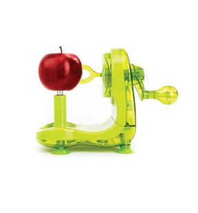 Starfrit - Éplucheur de Pomme Pro Peeler, Base à Succion Antidérapante, Vert