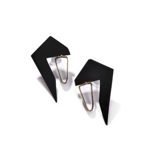 SOHI Boucles d'oreilles pendantes noires pour femmes