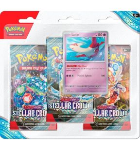 Pokémon  BLISTER DE 3 PAQUETS COURONNE STELLAIRE - LATIAS