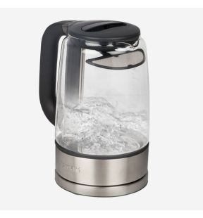 Bouilloire en verre Cuisinart : 1,7 L, 1 500 W, acier inoxydable brossé | GK-17C