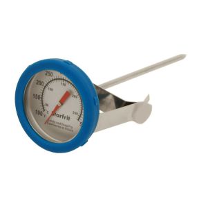 Starfrit - Thermomètre à Confiserie et à Friture, températures allant de 40 à 250 Degrés Celcius, Bleu