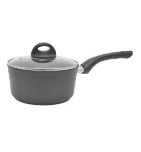 Starfrit - Casserole Aroma avec Couvercle, Capacité de 2.7 Litres, Diamètre de 8", Antiadhésive, Noir