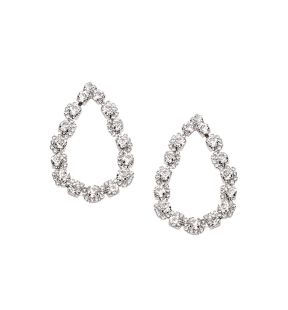 SOHI Boucles d'oreilles pendantes argentées pour femme