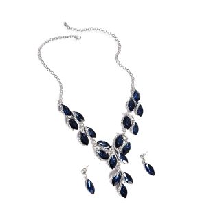 SOHI Ensemble de bijoux bleus pour femmes