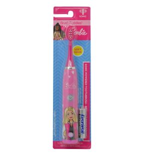 Brosse à dents à piles à vibration sonique Barbie - Brush Buddies