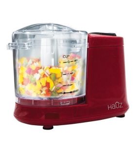 Hauz Mini Hachoir Electrique 1.5 Tasses 100W Rouge