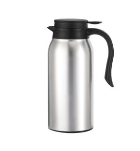 JS Gourmet - Carafe Isolée à Double Paroi, Capacité de 1200ml, Acier Inoxydable